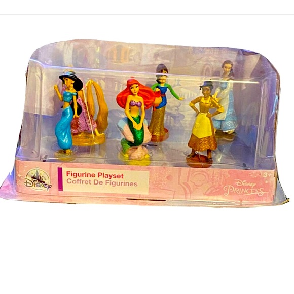 Disney Pricess Set of 6 Figurines 3.5 in. Tall - Picture 3 of 3